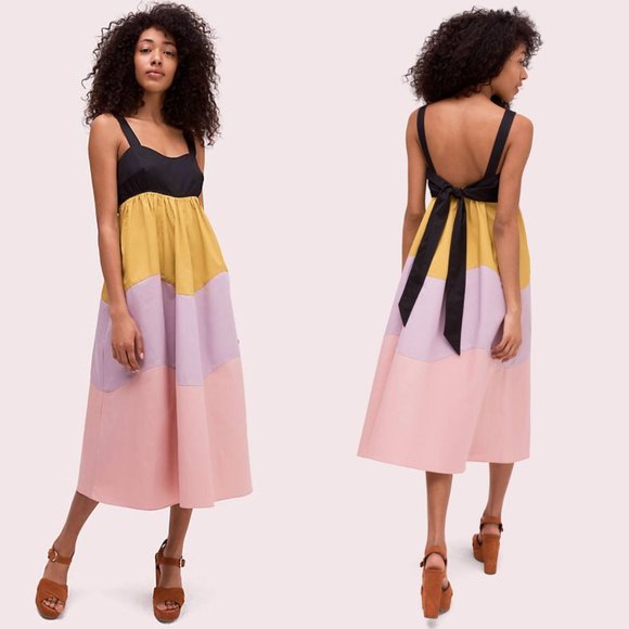 Kate Spade colorblock tie-back dress S - Picture 12 of 12